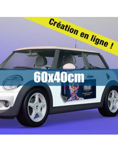 Magnétique véhicule 60x40cm