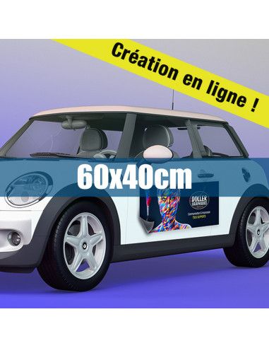 Magnétique véhicule 60x40cm