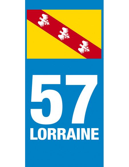 Grand Est - Adhésifs plaque d'immatriculation