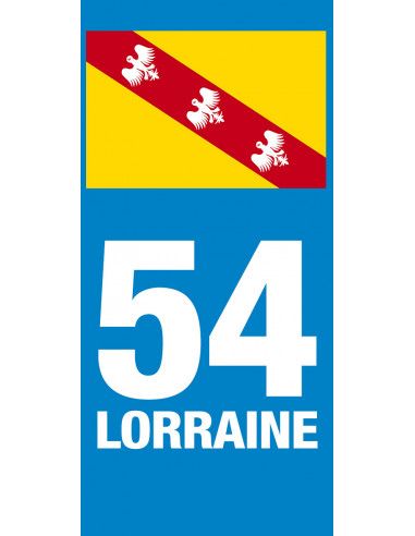 Grand Est - Adhésifs plaque d'immatriculation