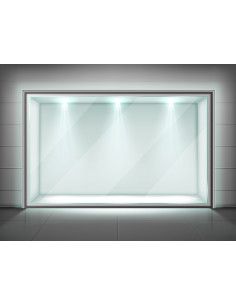 Film micro-perforé pour vitrine