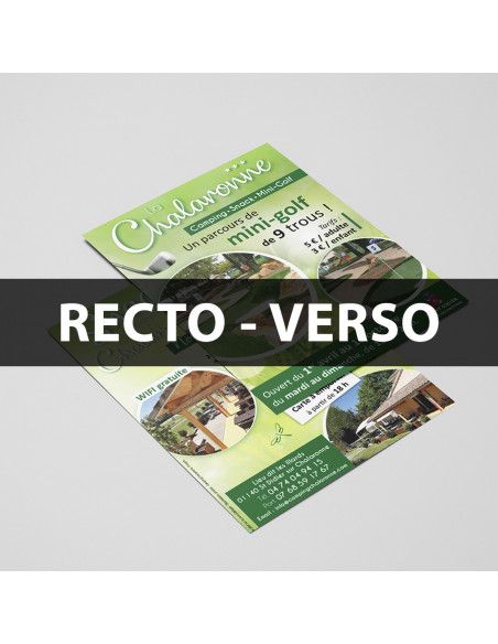 Flyers A6 Recto/Verso 10,5x14,8cm