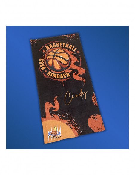 Serviette bain coton personnalisée  - 50x100 cm