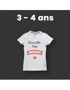 T-shirt enfant personnalisé 2 faces (Avant & Dos) 2