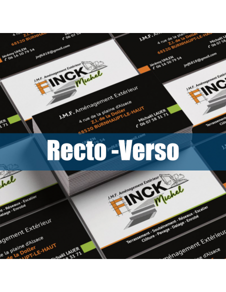 Carte de visite - Recto/Verso