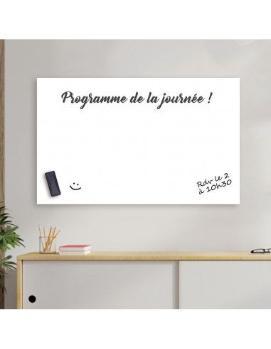 Tableau effaçable personnalisable magnétique