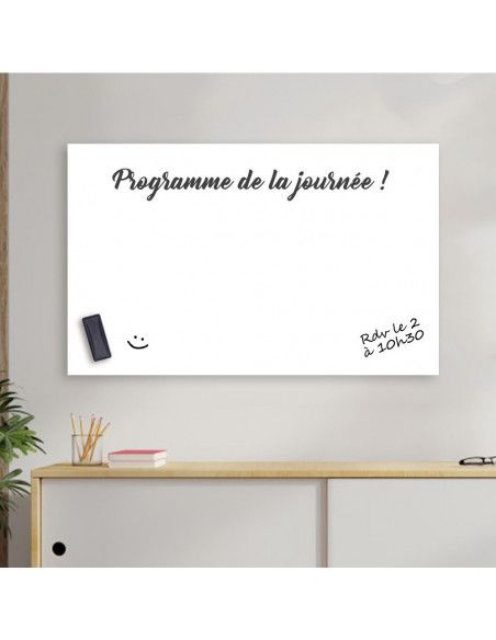 Tableau effaçable personnalisable magnétique