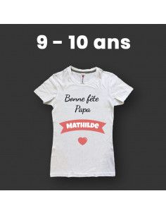 T-shirt enfant personnalisé 1 face (Avant ou Dos) 2