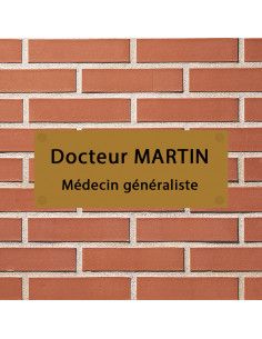 Plaque Alu Gravée 2