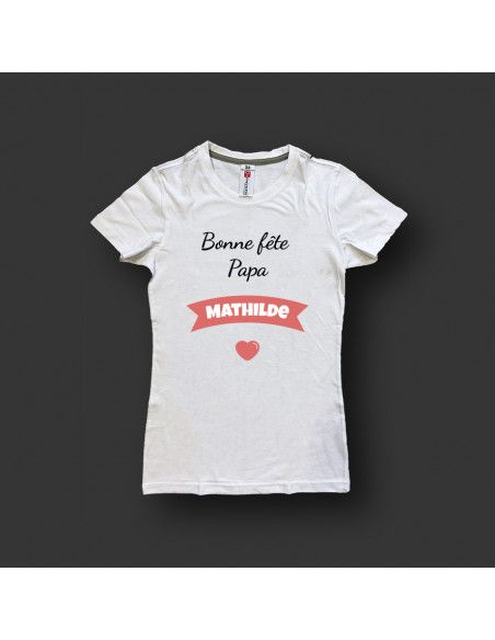 T-shirt enfant personnalisé 1 face (Avant ou Dos)