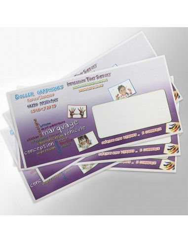 Enveloppe DL - Quadri - Soldes