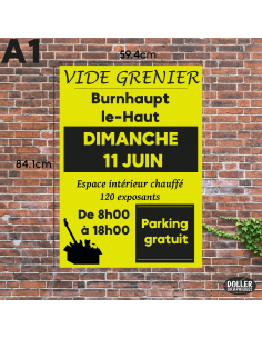 Affiche Fluo pour extérieur A3-A2-A1-A0 2