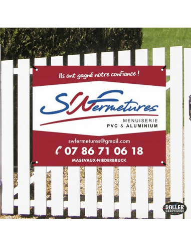 Panneau de chantier 80x60cm