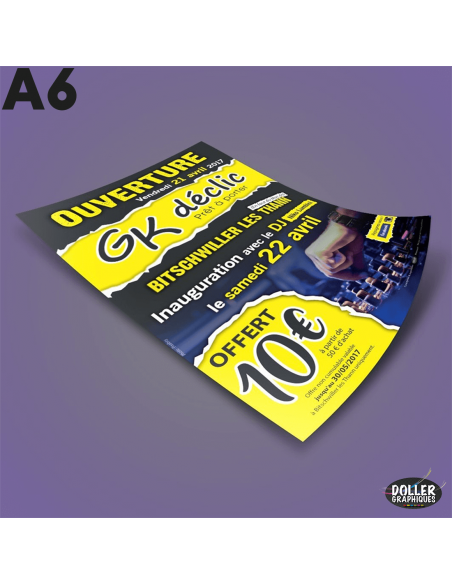 Flyers A6 10,5x14,8cm