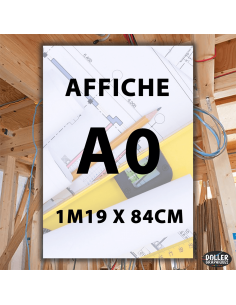 Affiche A0 - 84,1cmx118,9cm 2