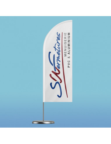 Drapeau plume classique