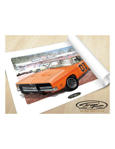 Cars By Trap - Papier Affiche