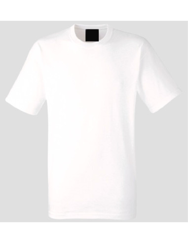 tshirt 2 faces coeur & dos - blanc