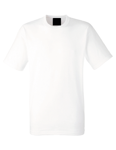Tee Shirt 1 face Coeur - blanc