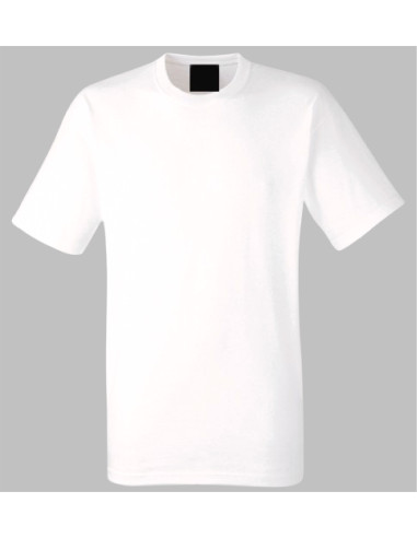 Tee Shirt 1 face Coeur - blanc