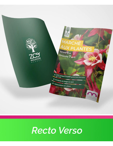 Flyers A5 14,8x21cm recto/verso