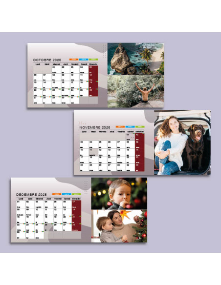 Calendrier Chevalet 10 par 21