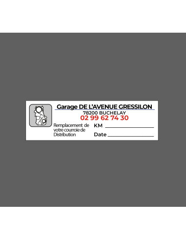 ETIQUETTES type vidange