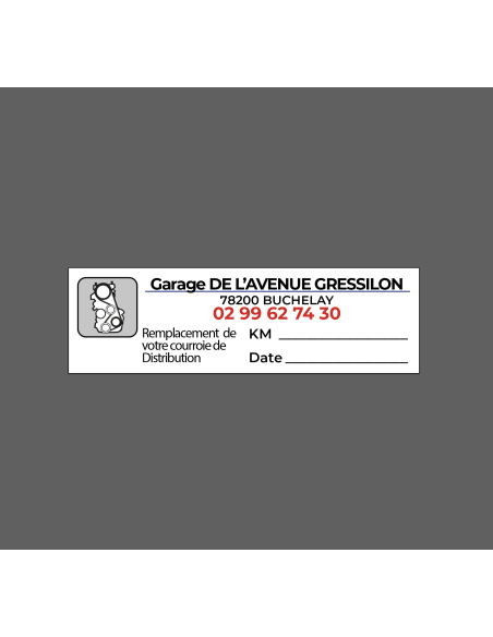 ETIQUETTES type vidange