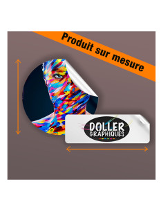 Adhésif polymère laminé et découpé sur mesure