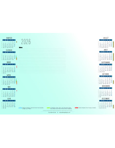 Calendrier Sous Mains 2