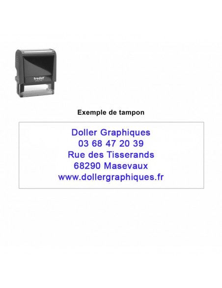 Tampons 70 x 25 mm (5 lignes)