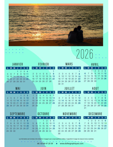 Calendrier Tapis de souris