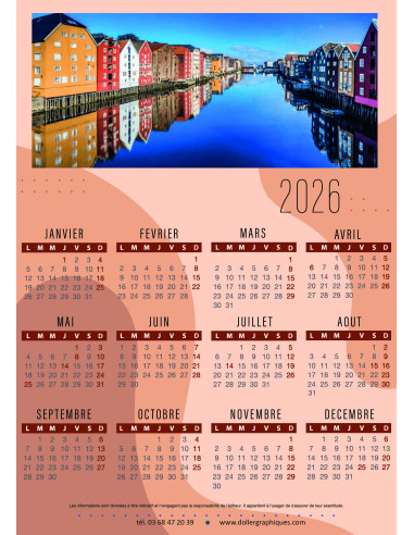 Calendrier Tapis de souris