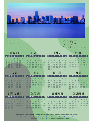 Calendrier Tapis de souris