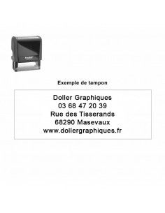 Tampons 70 x 25 mm (5 lignes) 2