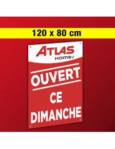 PANNEAU DE CHANTIER 120 x 80 CM- 10 mm