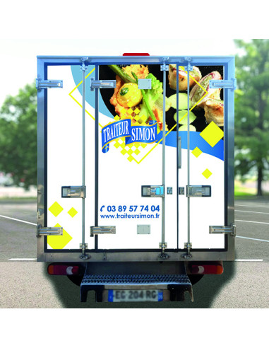Adhésif habillage véhicule - remorque
