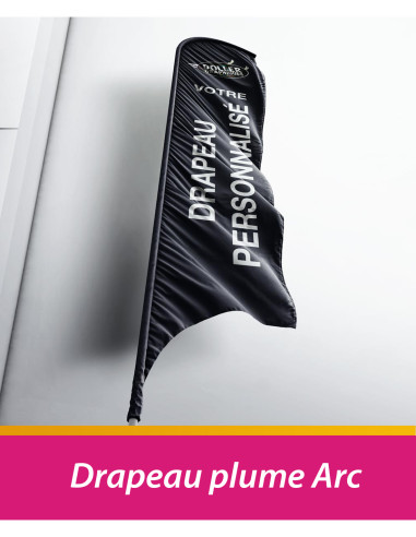 Drapeau plume arc