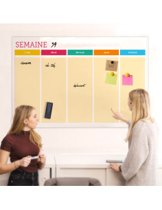 Tableau effaçable personnalisable magnétique