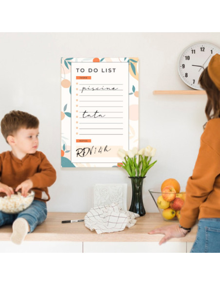 Tableau effaçable personnalisable magnétique