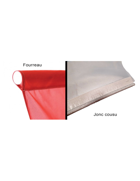 Drapeau sur mesure personnalisé pour mât avec potence