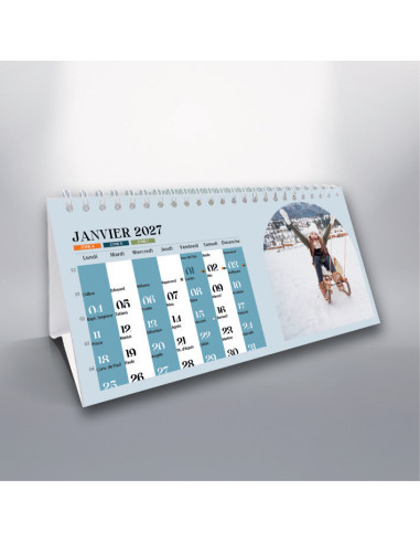 Calendrier Chevalet 10 par 21