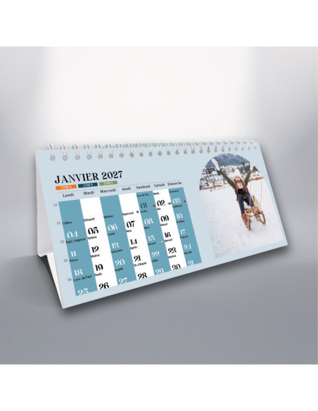 Calendrier Chevalet 10 par 21