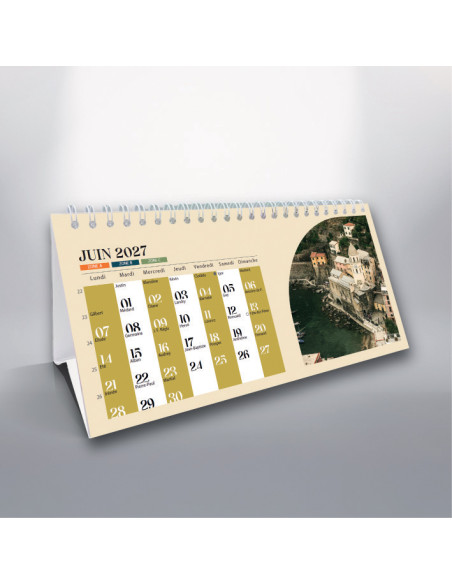 Calendrier Chevalet 10 par 21