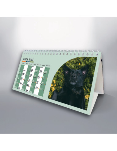 Calendrier Chevalet 10 par 21