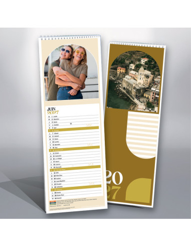 Calendrier MURAL 12 feuillets