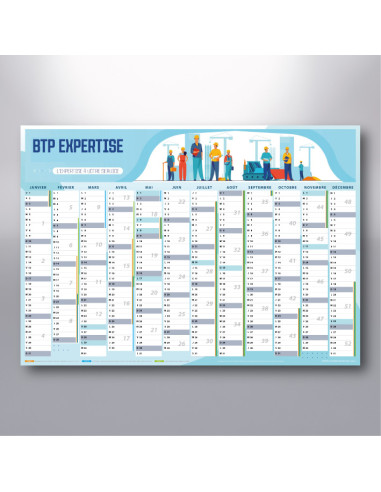 Calendrier A3 1 FACE