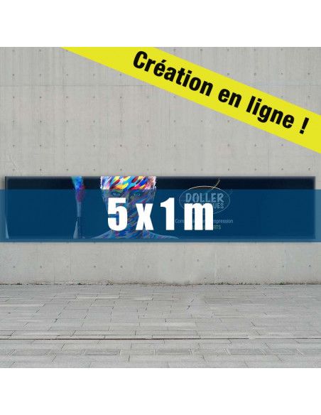 Banderole 5x1m