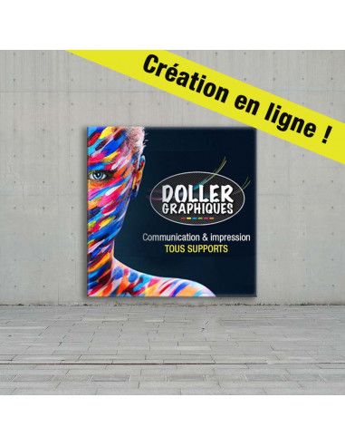 Banderole 1x1m