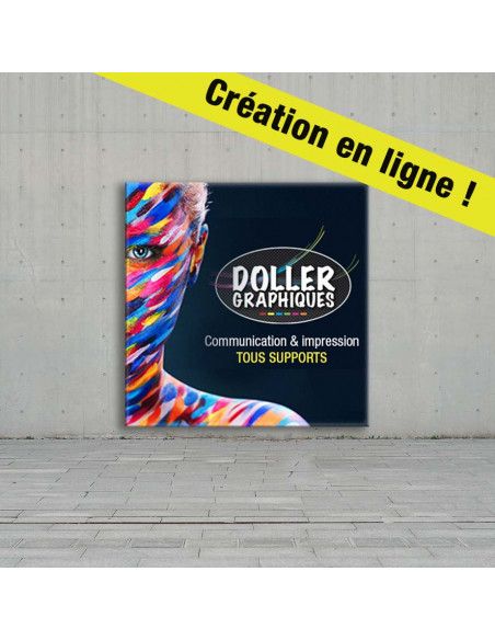Banderole 1x1m